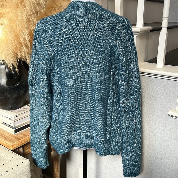 Cabi Astral Cable Knit Long Sleeve Open Cardigan Sweater Size Medium - Picture 5 of 7